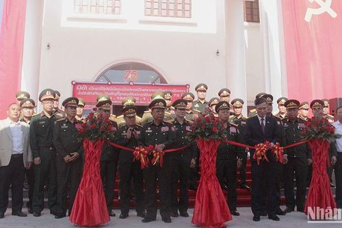 Hoàn thành tu bổ, nâng cấp Bảo tàng lịch sử Quân đội nhân dân Lào