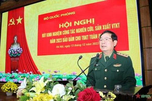 Bộ Quốc phòng rút kinh nghiệm công tác nghiên cứu, sản xuất vật tư kỹ thuật năm 2023