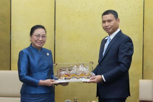 Lãnh đạo thành phố Đà Nẵng tiếp đoàn tân Đại sứ Đặc mệnh toàn quyền nước CHDCND Lào