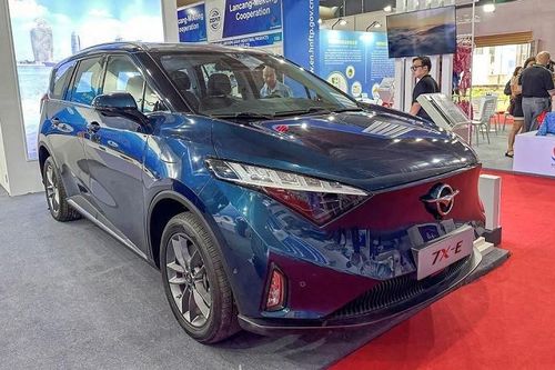 Xe ô tô thuần điện Haima 7X-E lộ diện trước ngày ra mắt khách hàng Việt
