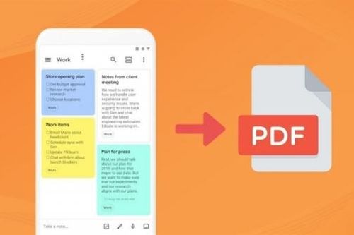 Cách đổi file ghi chú sang PDF trên Android siêu tiện lợi