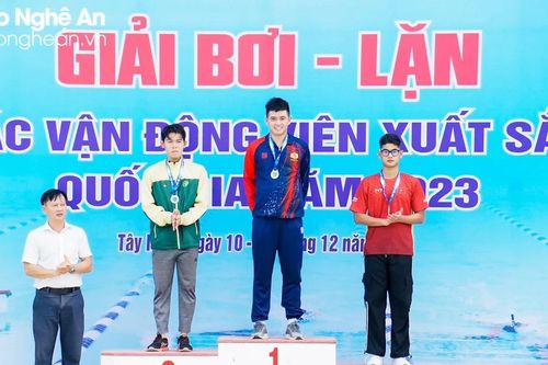 Nghệ An giành 5 Huy chương Vàng tại Giải bơi - lặn các vận động viên xuất sắc quốc gia năm 2023