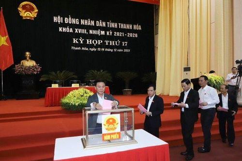 Kết quả lấy phiếu tín nhiệm các chức danh do HĐND Thanh Hóa bầu