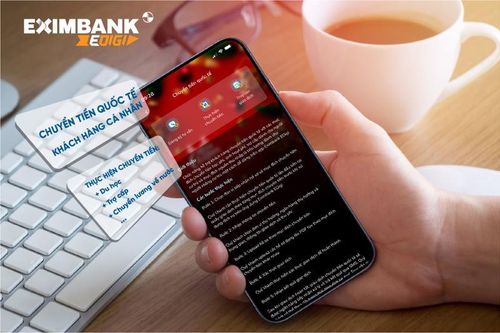 Eximbank triển khai chuyển tiền quốc tế online trên App Eximbank Edigi