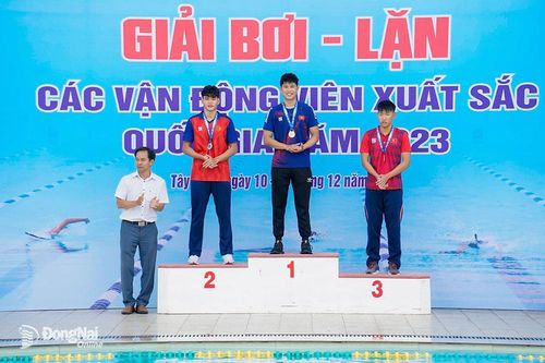 Đồng Nai giành 3 HCV, 7 HCB, 8 HCĐ Giải bơi - lặn VĐV xuất sắc quốc gia 2023