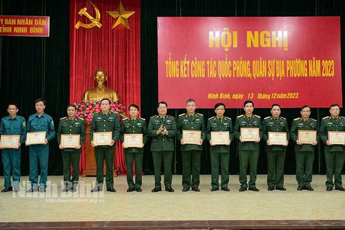 Tổng kết công tác quốc phòng, quân sự địa phương năm 2023