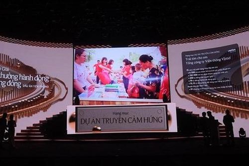 'Trái tim cho em' nhận giải thưởng 'Dự án truyền cảm hứng' tại Human Act Prize
