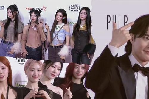 Thảm đỏ AAA 2023: Jang Wonyoung xinh như công chúa, NewJeans 'chơi trội'