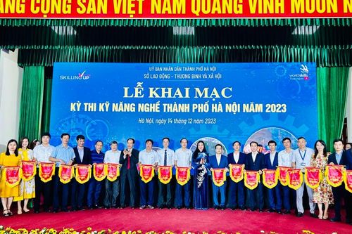 284 thí sinh tranh tài tại Kỳ thi Kỹ năng nghề TP Hà Nội năm 2023