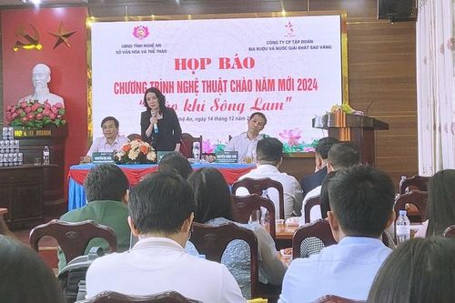 Nghệ An chào đón năm mới 2024 bằng chương trình nghệ thuật 'Hào khí sông Lam'