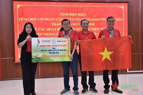 Thành phố Hồ Chí Minh - Điện Biên tăng cường trao đổi thông tin chuẩn bị cho Lễ kỷ niệm 70 năm Chiến thắng Điện Biên Phủ