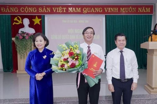 Nhà báo Trương Đức Nghĩa được bổ nhiệm làm Tổng Biên tập Báo Bà Rịa - Vũng Tàu