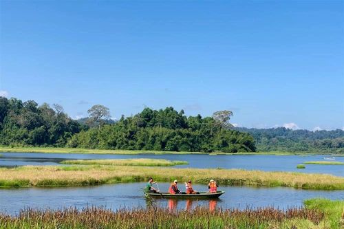 Thiếu niên, nhi đồng trải nghiệm 'lớp học trong rừng' tại Vườn Quốc gia Cát Tiên