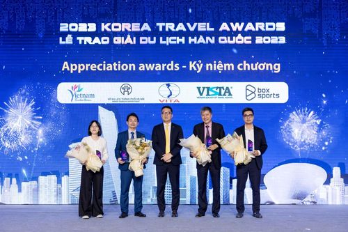 Lễ trao giải Du lịch Hàn Quốc 2023: Việt Nam là thị trường khách hàng đầu Đông Nam Á đến Hàn Quốc
