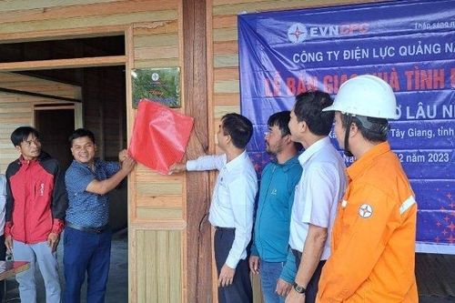 Điện lực Quảng Nam hoàn thành bàn giao 5 căn nhà tình nghĩa