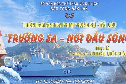 Bảo tàng Đắk Lắk tổ chức triển lãm 'Trường Sa nơi đầu sóng'