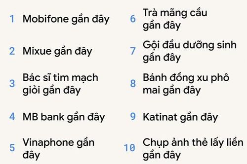 Mixue, trà mãng cầu, bánh đồng xu phô mai vào top tìm kiếm nổi bật trên Google 2023