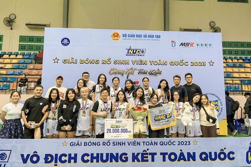 UEF đạt hạng Ba khi lần đầu dự vòng Chung kết bóng rổ sinh viên toàn quốc