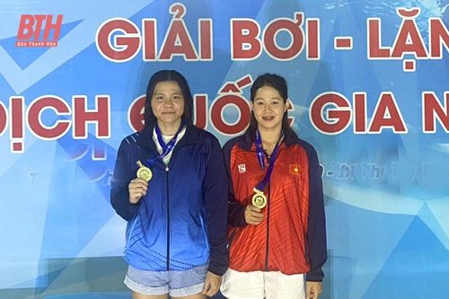 VĐV Thanh Hóa giành thành tích cao tại Giải bơi, lặn các VĐV xuất sắc quốc gia năm 2023