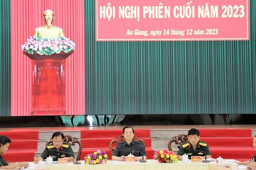 Hội nghị Đảng ủy Quân sự tỉnh An Giang phiên cuối năm 2023