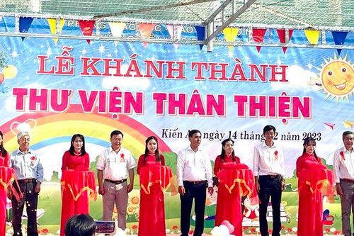 Trường Tiểu học 'B' Kiến An khánh thành 'Thư viện thân thiện'