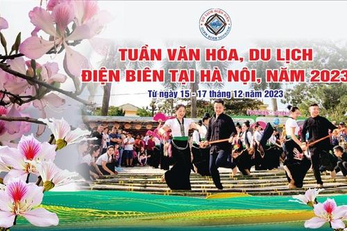 Trải nghiệm sắc màu văn hóa Điện Biên tại phố đi bộ Hà Nội