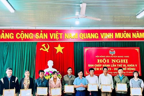 Mang Yang tăng cường hỗ trợ nông dân sản xuất