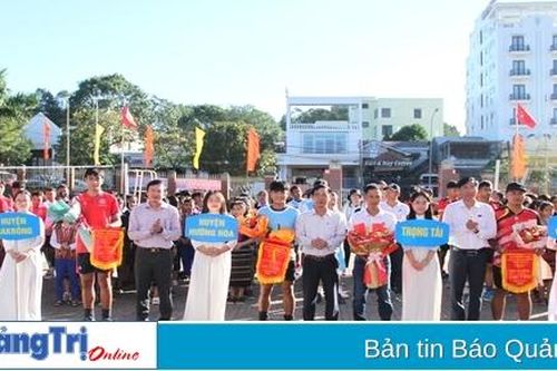 Khai mạc Hội thi Thể thao các dân tộc thiểu số tỉnh Quảng Trị năm 2023