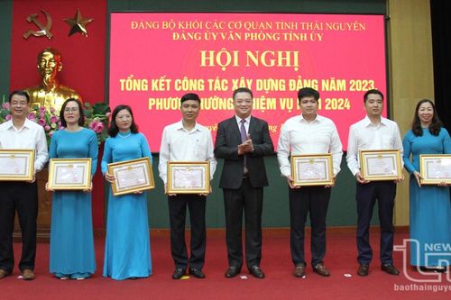 Văn phòng Tỉnh ủy: 100% đảng viên và tổ chức đảng hoàn thành tốt nhiệm vụ trở lên