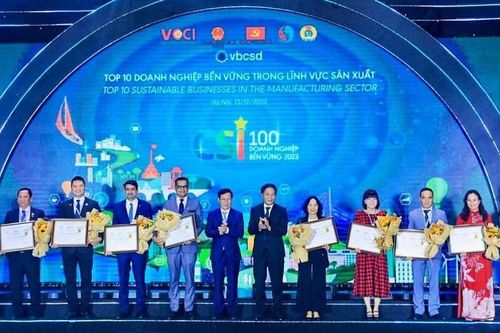 Top 100 doanh nghiệp bền vững tại Việt Nam năm 2023