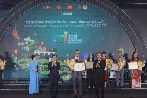 Nestlé Việt Nam dẫn đầu Top 100 Doanh Nghiệp Bền Vững trong 3 năm liên tiếp