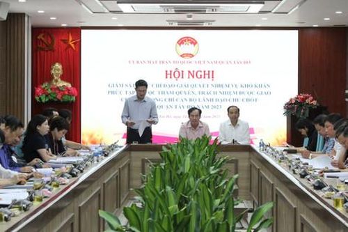 Tây Hồ: Giám sát trách nhiệm người đứng đầu trong chỉ đạo giải quyết 'việc nóng, việc khó'