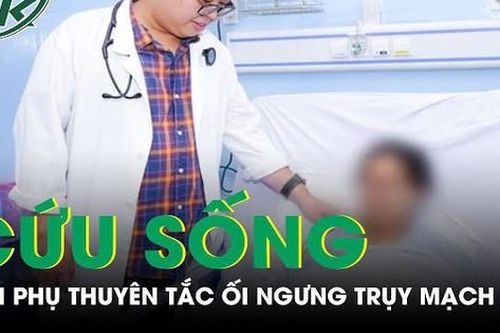 Sản phụ thuyên tắc ối ngưng tim, trụy mạch thoát chết