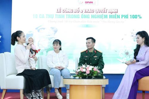 10 gia đình quân nhân hiếm muộn được hỗ trợ thực hiện IVF miễn phí