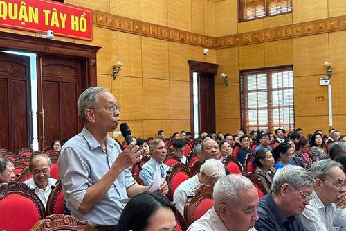Cử tri Tây Hồ kiến nghị đẩy nhanh tiến độ các dự án trên địa bàn