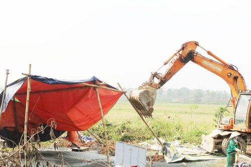 Huyện Quốc Oai ra quân 'xóa xổ' điểm bán chim hoang dã