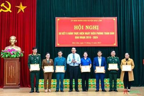 Huyện Bảo Lâm (Cao Bằng): Sơ kết 5 năm thực hiện Ngày Biên phòng toàn dân