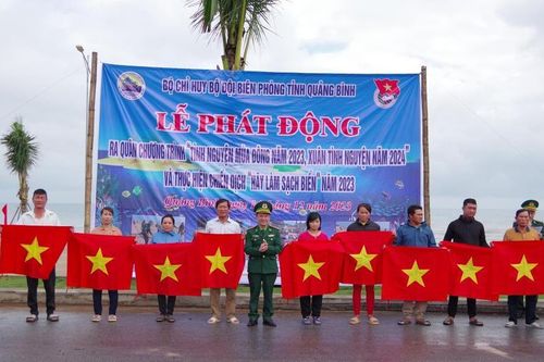 BĐBP Quảng Bình ra quân chiến dịch Tình nguyện mùa đông