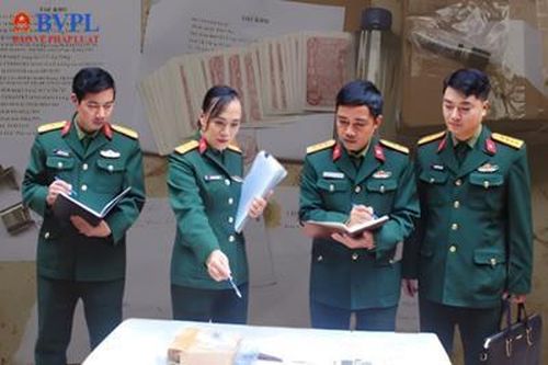 VKSQS Quân khu 2 kiểm sát việc tiêu hủy vật chứng