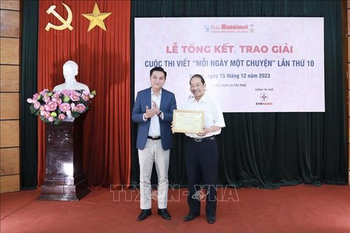Trao giải Cuộc thi viết 'Mỗi ngày một chuyện' lần thứ 10