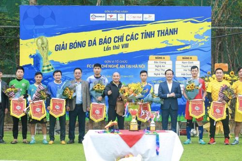 Khởi tranh giải bóng đá báo chí các tỉnh, thành lần thứ IX