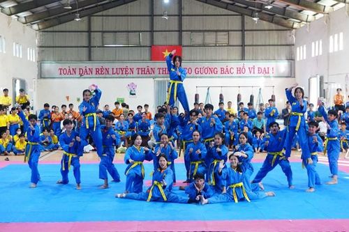 185 vận động viên tranh tài Giải vovinam vô địch và trẻ tỉnh Đồng Tháp năm 2023