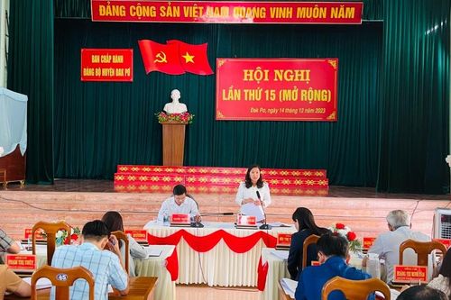 Đảng bộ huyện Kbang, Đak Pơ triển khai nhiệm vụ năm 2024
