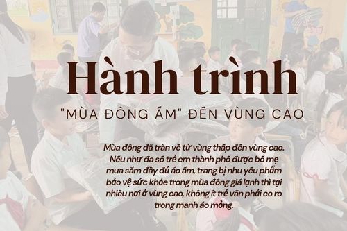 Hành trình 'mùa đông ấm' đến vùng cao