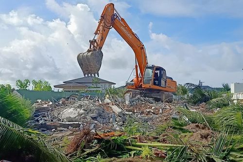 Kiên Giang: Tháo dỡ thêm 2 căn biệt thự xây trên đất Nhà nước quản lý tại TP Phú Quốc