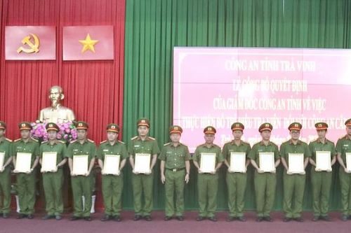 Công an Trà Vinh bổ nhiệm thêm 50 Điều tra viên Công an cấp xã