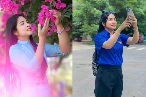Cô giáo Thái Nguyên với nét chữ đẹp như tranh vẽ