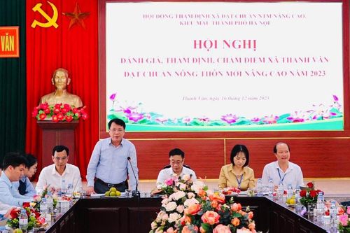 Thanh Oai đủ điều kiện xét công nhận huyện đạt chuẩn nông thôn mới nâng cao
