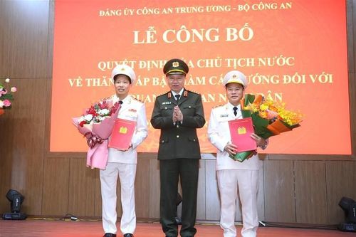 Chân dung hai Thứ trưởng Bộ Công an vừa được thăng hàm Trung tướng