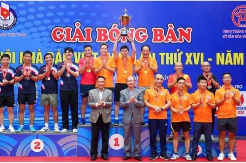 Bế mạc Giải bóng bàn Cúp Hội Nhà báo Việt Nam lần thứ XVI - năm 2023